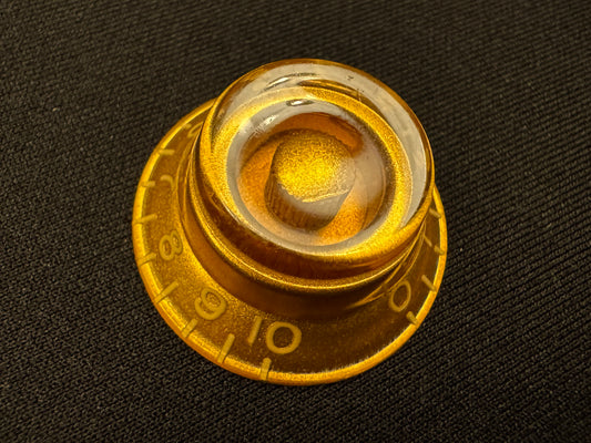 PREMIUM Correct Vintage Spec Butyrate Knobs Light Aged Gibson Les Paul 1959 Reissue Custom Shop Embossed Top Hat Knobs