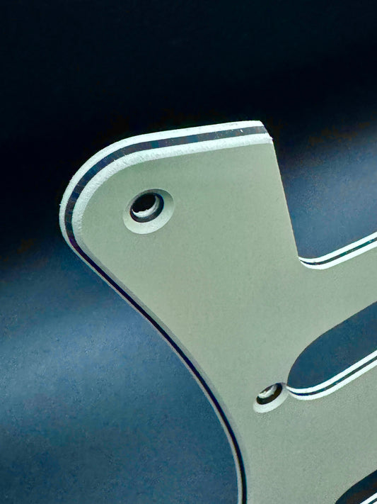 USA MADE Fender Stratocaster Vintage Mint Green White 3 Ply 8 Hole Pre-CBS Pickguard Set with Backplate and Aged Screws Eric Clapton Eric Johnson SRV