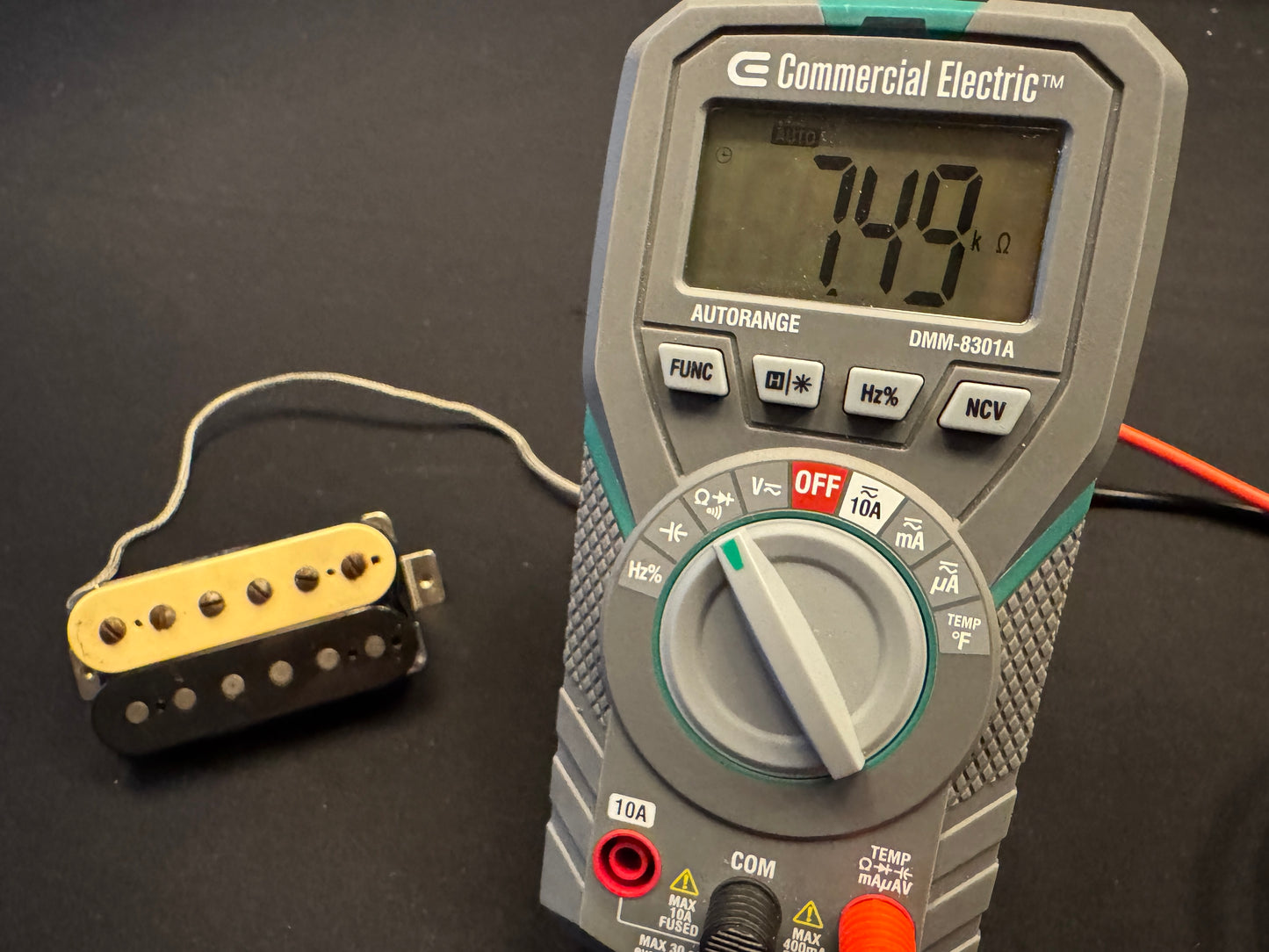 Seymour Duncan Antiquity - Zebra Neck Humbucker Wound by MJ Maricela Juarez