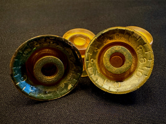 PREMIUM Correct Vintage Spec Butyrate Knobs Heavy Aged Gibson Les Paul 1959 Reissue Custom Shop Embossed Top Hat Knobs Relic Set of 4