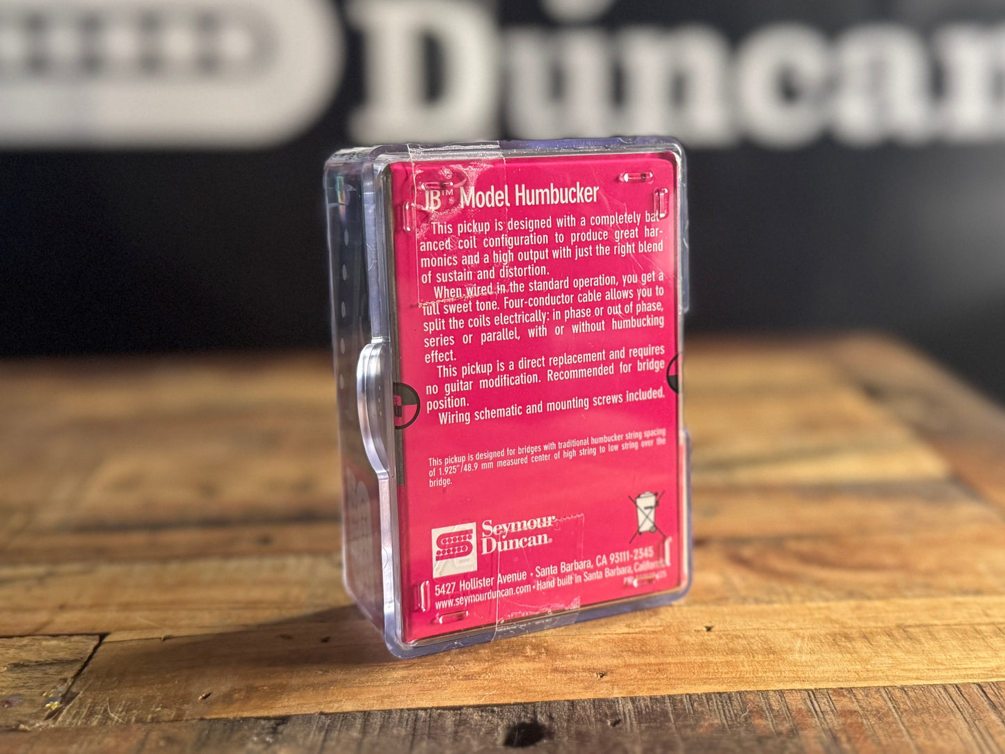 Seymour Duncan SH-4 JB Signature Zebra Humbucker