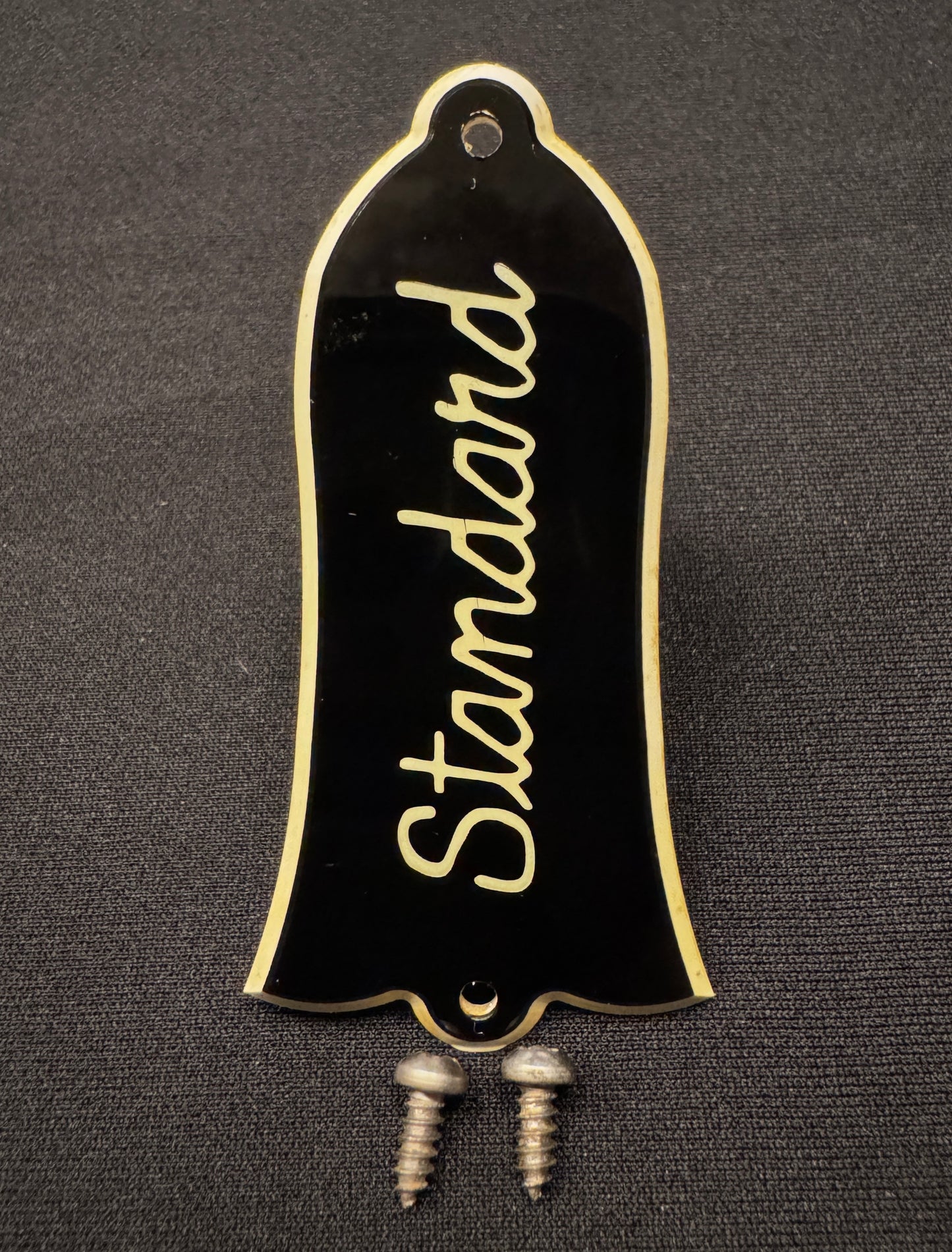 Gibson Historic Les Paul Standard Truss Rod Cover Vintage Aged Wide Bevel