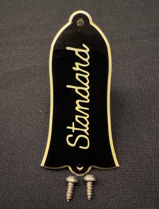 Gibson Historic Les Paul Standard Truss Rod Cover Vintage Aged Wide Bevel