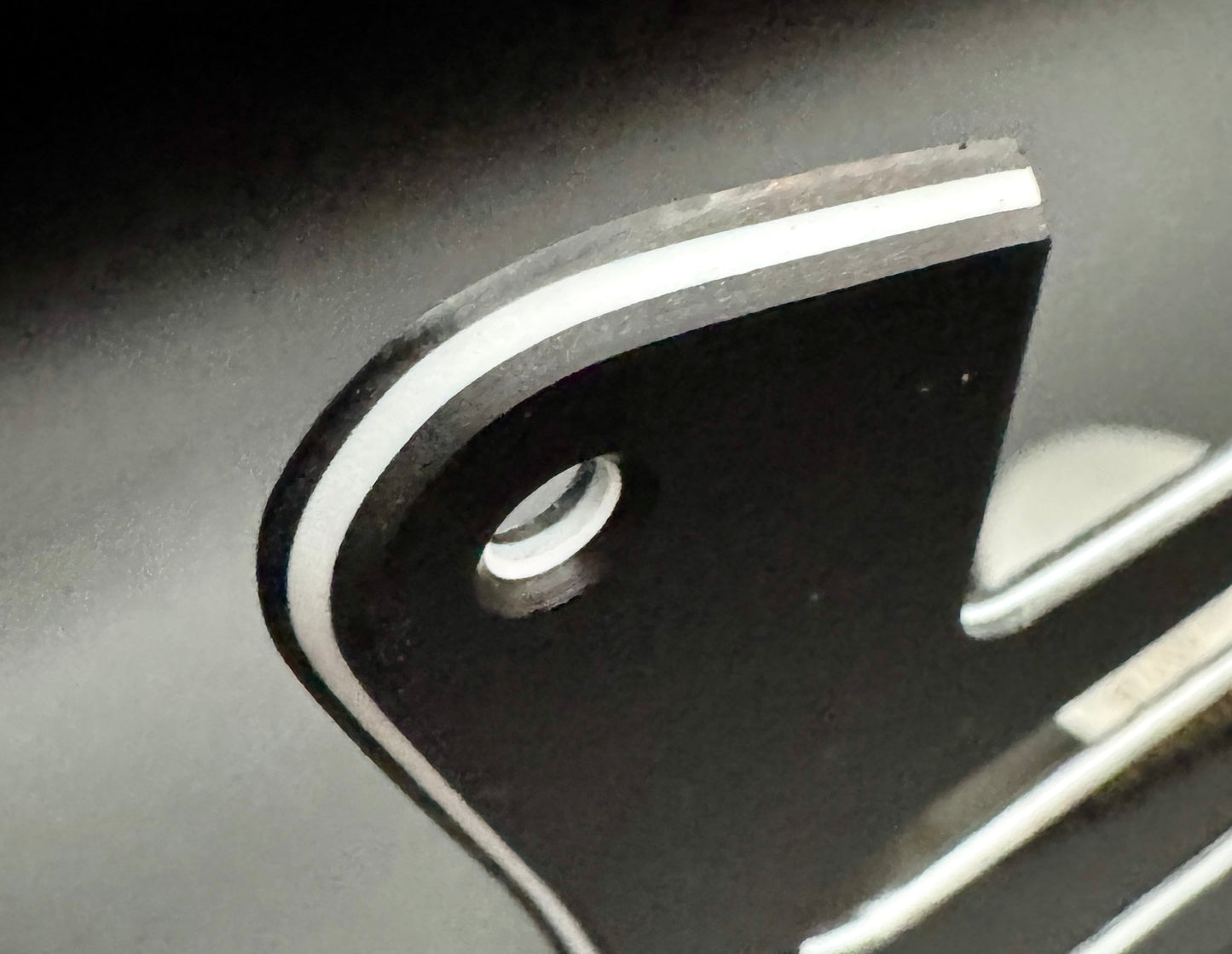 USA MADE Fender Stratocaster Black 3 Ply 8 Hole Pre-CBS Pickguard Set with Backplate and Aged Screws Eric Clapton Eric Johnson SRV