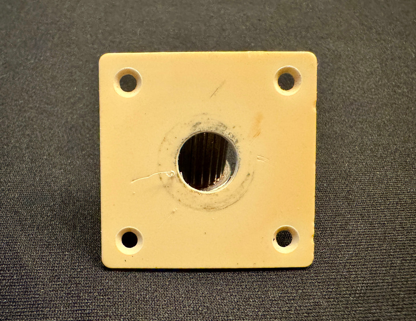 Gibson Burst Replica 1959 Square Jack Plate Relic Aged Vintage Light Cream Custom Shop Reissue