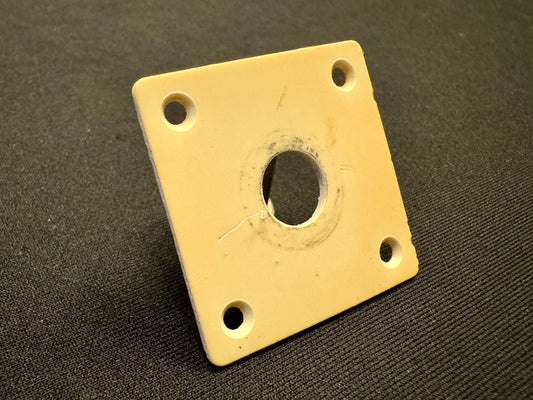 Gibson Burst Replica 1959 Square Jack Plate Relic Aged Vintage Light Cream Custom Shop Reissue